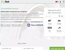 Tablet Screenshot of plustech.com